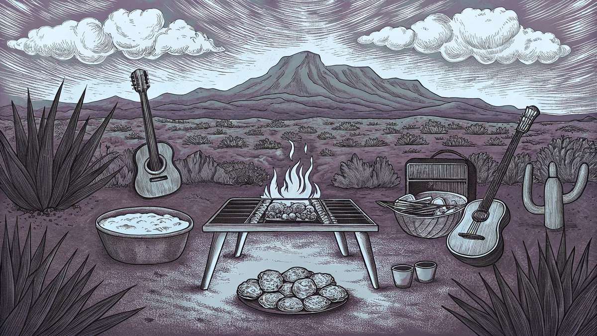 Texas barbecue and Tex-Mex cuisine celebrating Austin's famous live music scene.