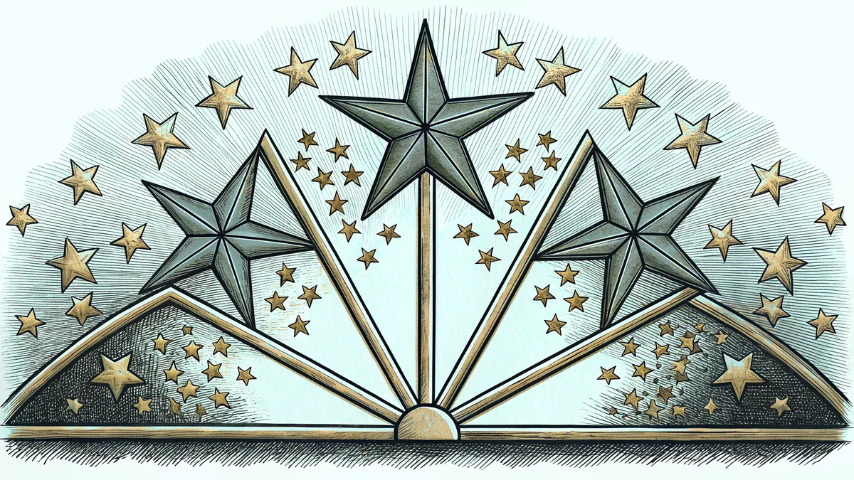 Constellation patterns and star charts illuminate the night sky for celestial navigation.