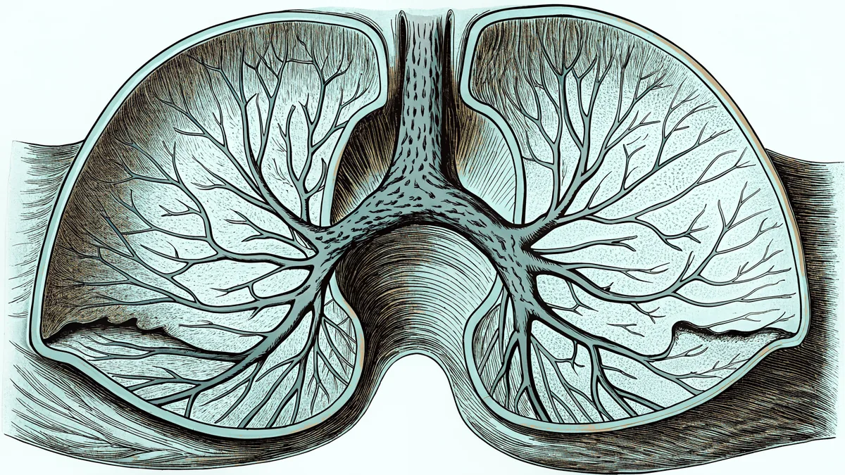 Medical diagram showing endocrine glands in the human body.