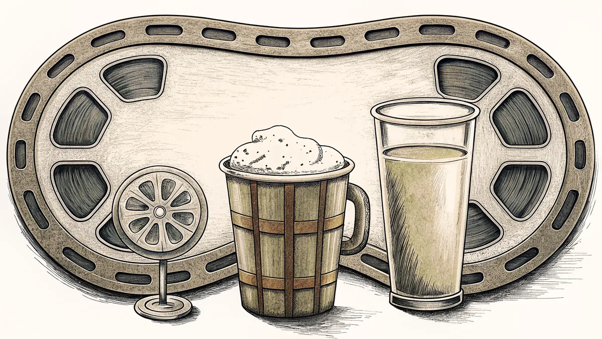 Assorted refreshing beverages including hot chocolate, coffee, and lemonade fill inviting glasses.