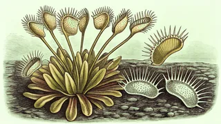Carnivorous plants in wetland