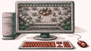 A competitive esports gaming setup with illuminated keyboard, mouse, and monitor.