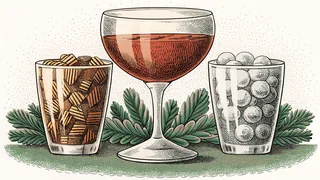Colorful Halloween-themed beverages with spooky decorative garnishes and treats.