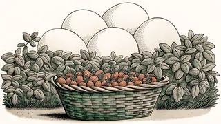 A colorful abundance of summer fruits including berries, mangoes, and melons in warm sunlight