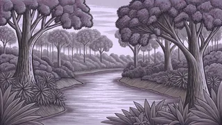 Major rivers of the world flowing through diverse landscapes and continents.