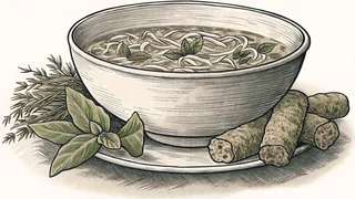 Vietnamese specialties blend aromatic pho with crispy spring rolls.